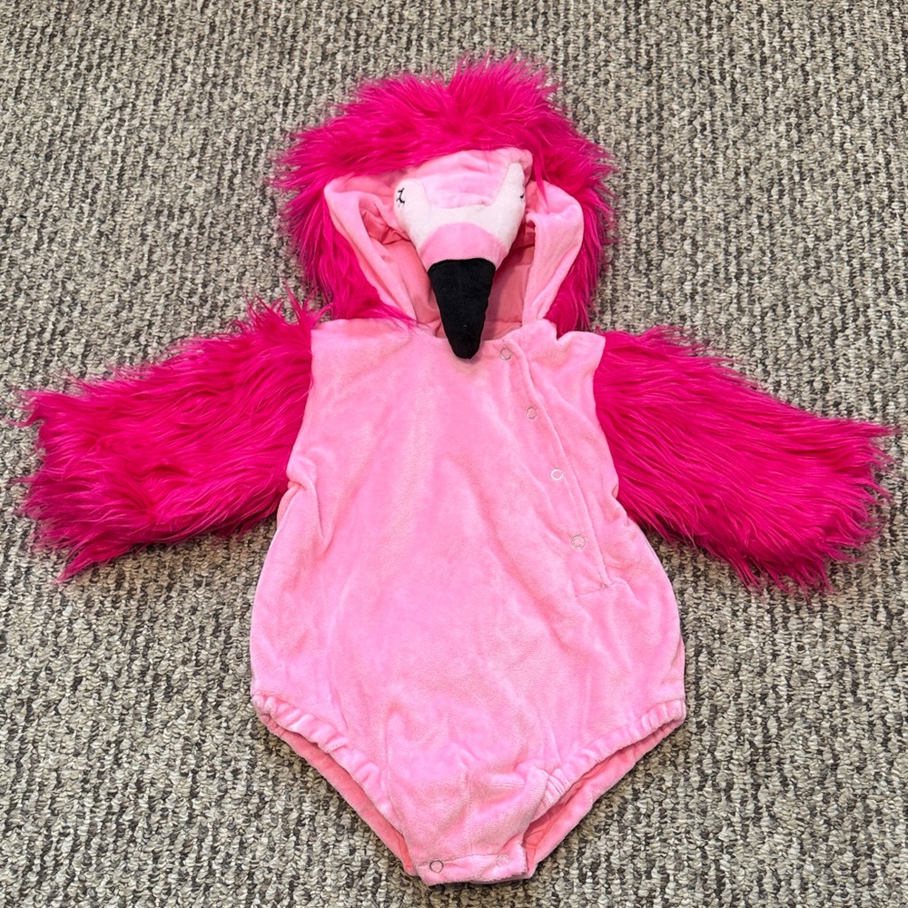 Pottery Barn Flamingo costume 12-18 months